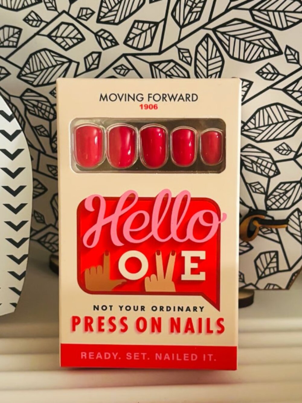 Hello Love Moving Forward Press On Nails